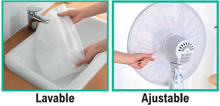 Funda para ventilador 45 cm ajustable