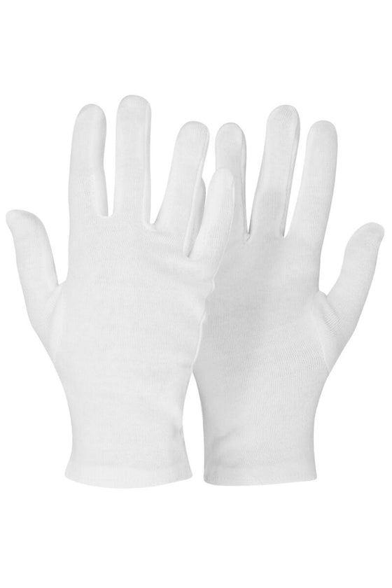 Guantes blancos elegantes y cómodos