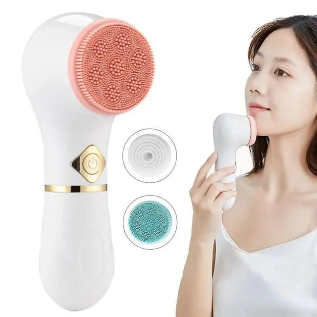 Cepillo de limpieza facial eléctrico suave