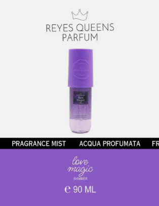 Fragancia corporal shimmer Love Magic