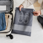 Bolsa para zapatos impermeable con ventana