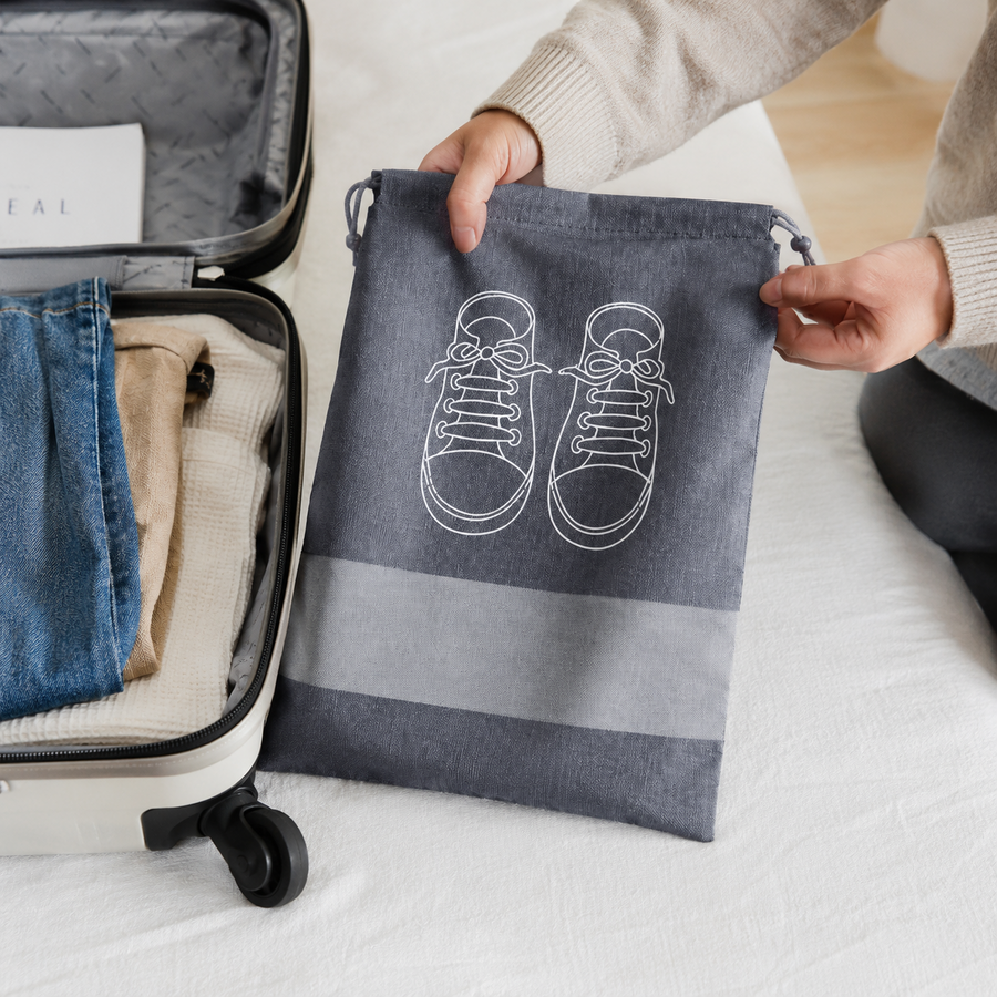 Bolsa para zapatos impermeable con ventana
