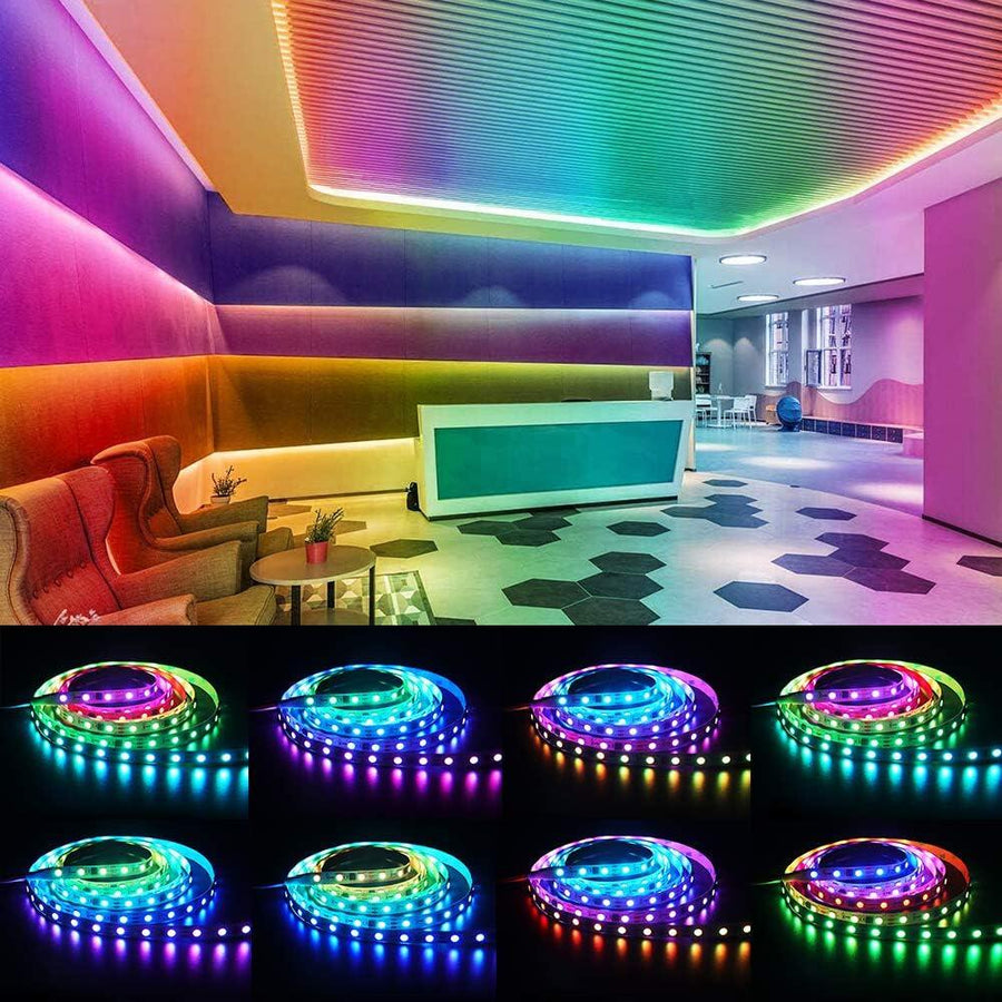 Tira LED RGB 5M USB con mando