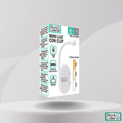 Mini luz con clip recargable para leer