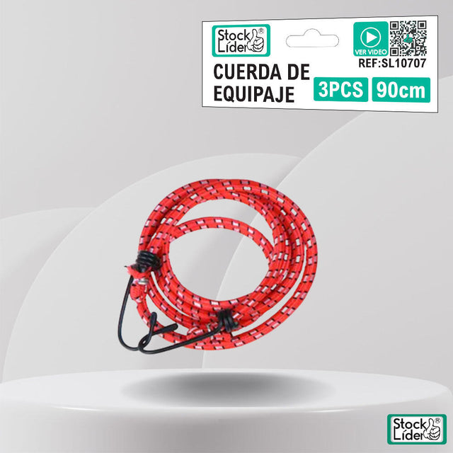 Cuerda de equipaje 3PCS resistente