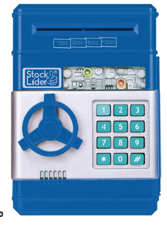 Hucha electrónica con contraseña infantil