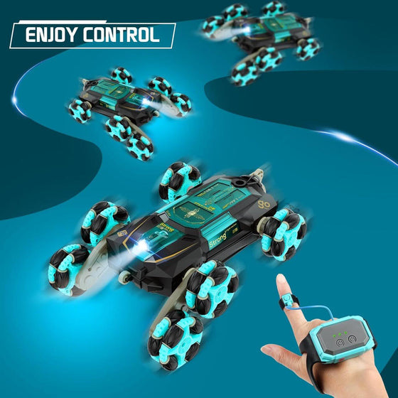 Coche acrobático RC con gestos y giros 360
