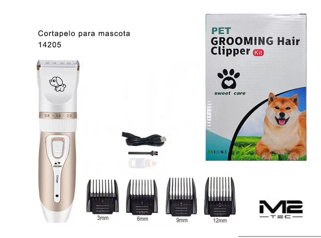 Cortapelo para Mascotas con Peines Guía