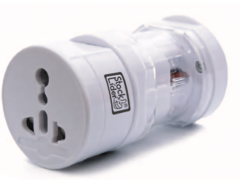 Adaptador universal de viaje compacto
