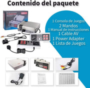Mini consola de videojuegos 620 retro