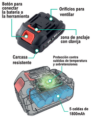Batería recargable 48V para herramientas