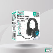 Auriculares gaming RGB con micrófono
