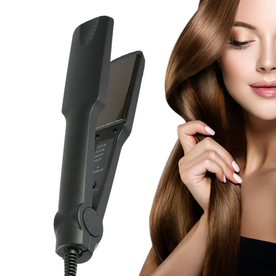 Plancha para el cabello de cerámica turmalina