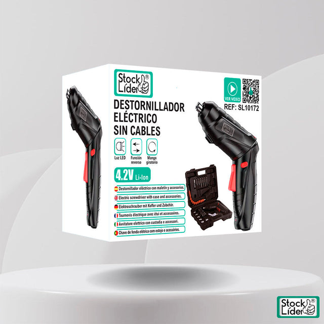 Set destornillador 47 piezas inalámbrico