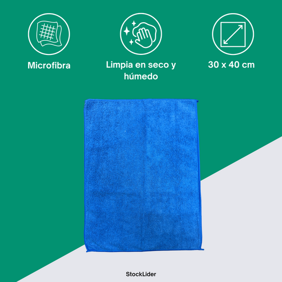 Paño de microfibra ultra absorbente 30x40