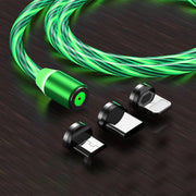 Cable USB magnético 3 en 1 con luz