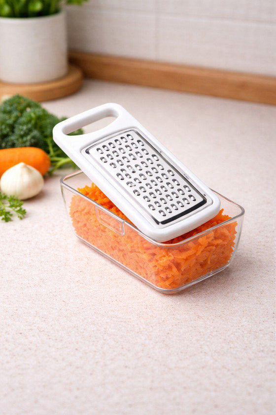Rallador con depósito para cocina limpia