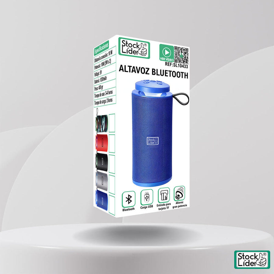 Altavoz bluetooth con soporte móvil