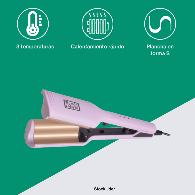 Plancha de ondas para el pelo | Ondas fáciles