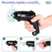 destornillador eléctrico 47 piezas con maletín