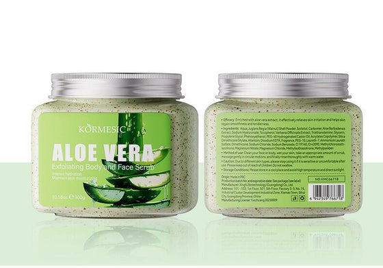 Exfoliante corporal aloe vera 300g