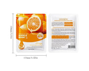 Mascarilla facial iluminadora de naranja
