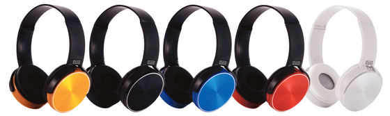 Auriculares Bluetooth plegables con sonido estéreo