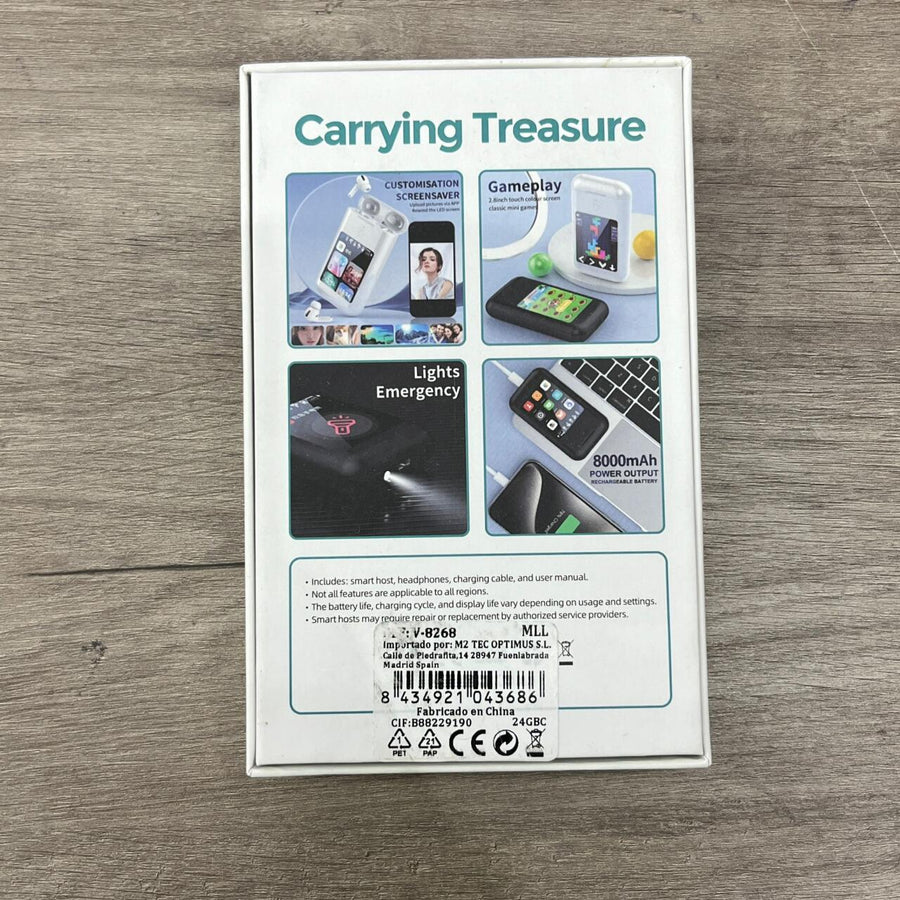 Powerbank con auriculares TWS 8000mAh