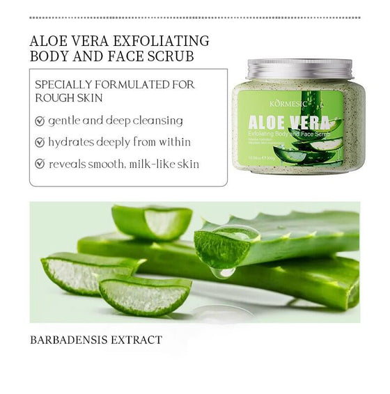 Exfoliante corporal aloe vera 300g