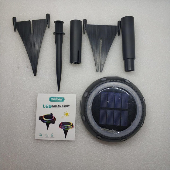 Luz solar jardín RGB para caminos