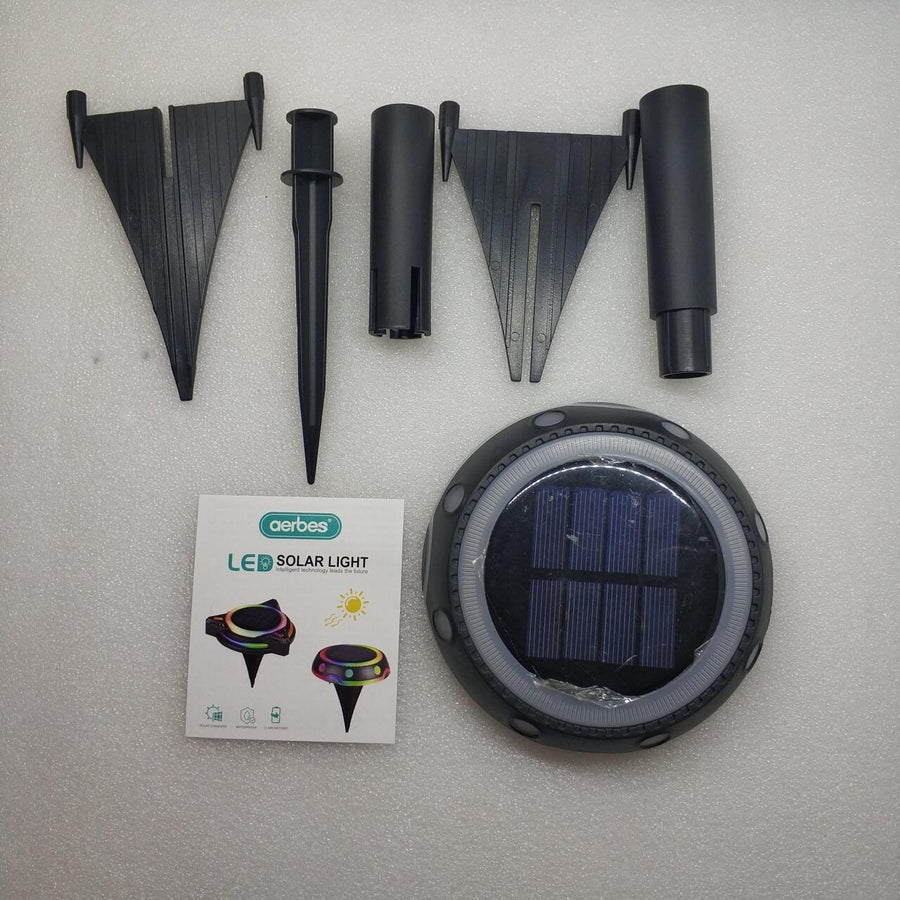 Luz solar jardín RGB para caminos