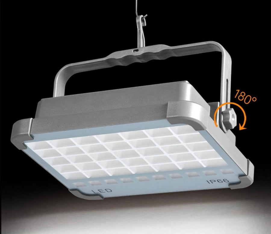 Foco LED solar recargable y portátil