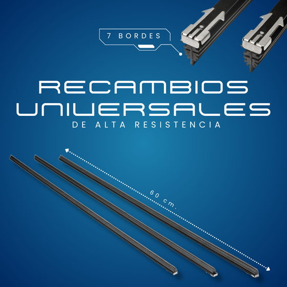 Recambios universales limpiaparabrisas