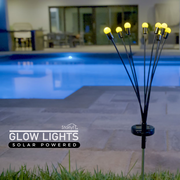 Luces solares efecto luciérnaga para jardín