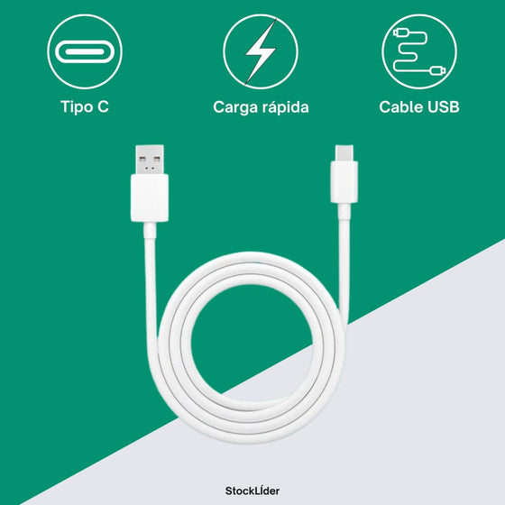 Cable USB Tipo C 1.5m carga rápida