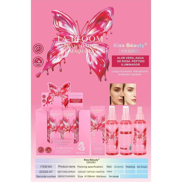 Spray fijador maquillaje La Bloom 150 ml