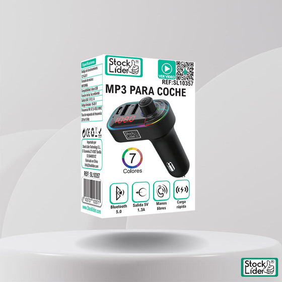 MP3 para coche Bluetooth 5.0 manos libres