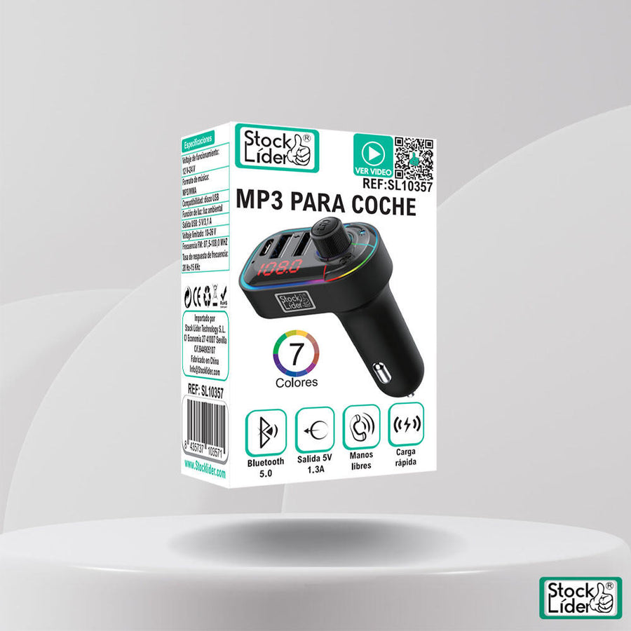MP3 para coche Bluetooth 5.0 manos libres