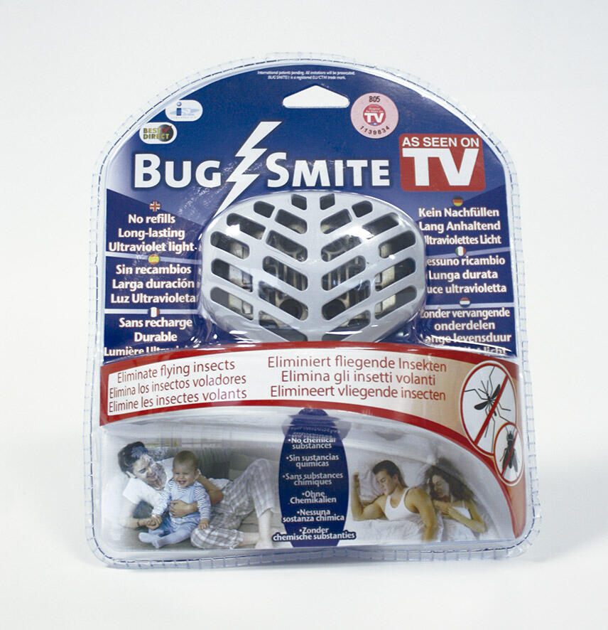 Trampa ecológica mosquitos LED para casa
