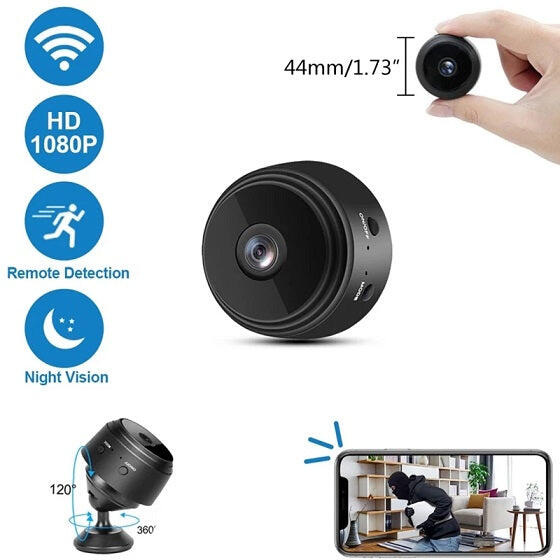 Mini Cámara A9 inalámbrica 1080P