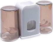 Soporte cepillo dientes con dispensador