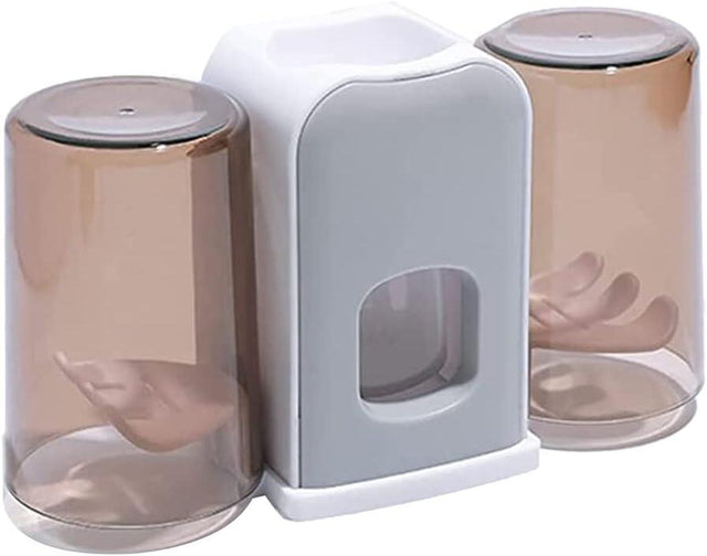 Soporte cepillo dientes con dispensador
