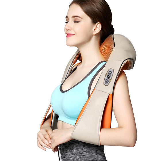 Masajeador cervical shiatsu portátil