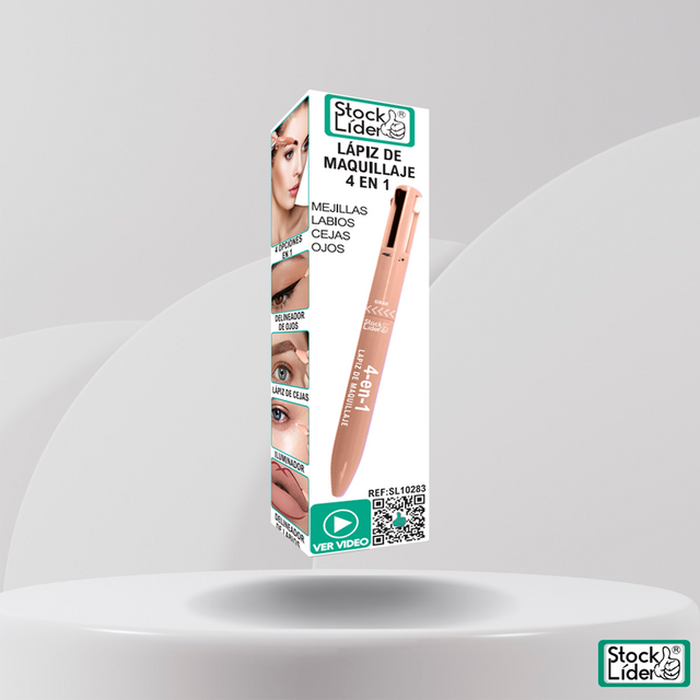 Lápiz de maquillaje 4 en 1 portátil