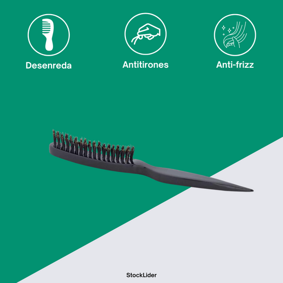 Cepillo de fibras naturales para cabello