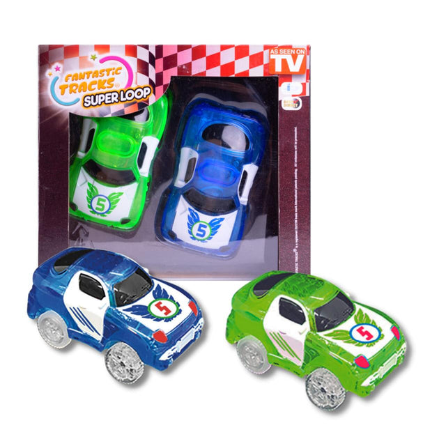 Coches Fantastic Tracks con luz LED