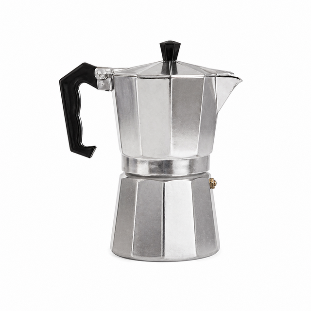 Cafetera italiana 9 tazas de aluminio