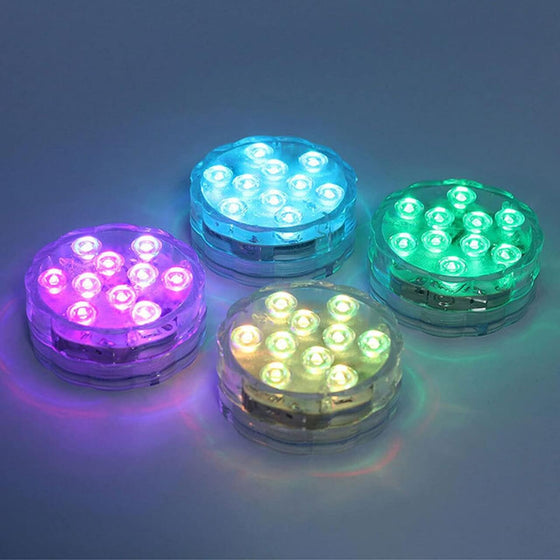 Luz RGB sumergible con mando