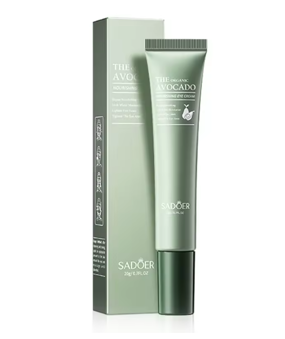 Crema de ojos de aguacate hidratante