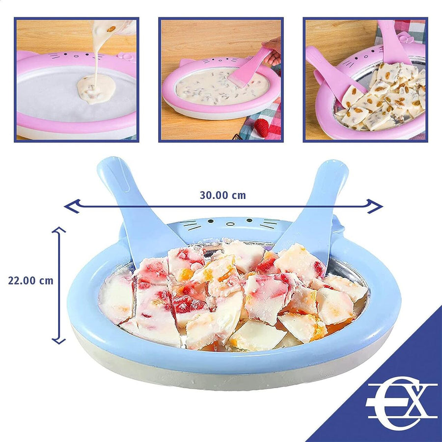 Plancha para hacer helado en casa